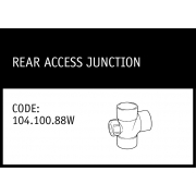 Marley Solvent Joint Rear Inspection Junction 100 x 88° - 104.100.88W